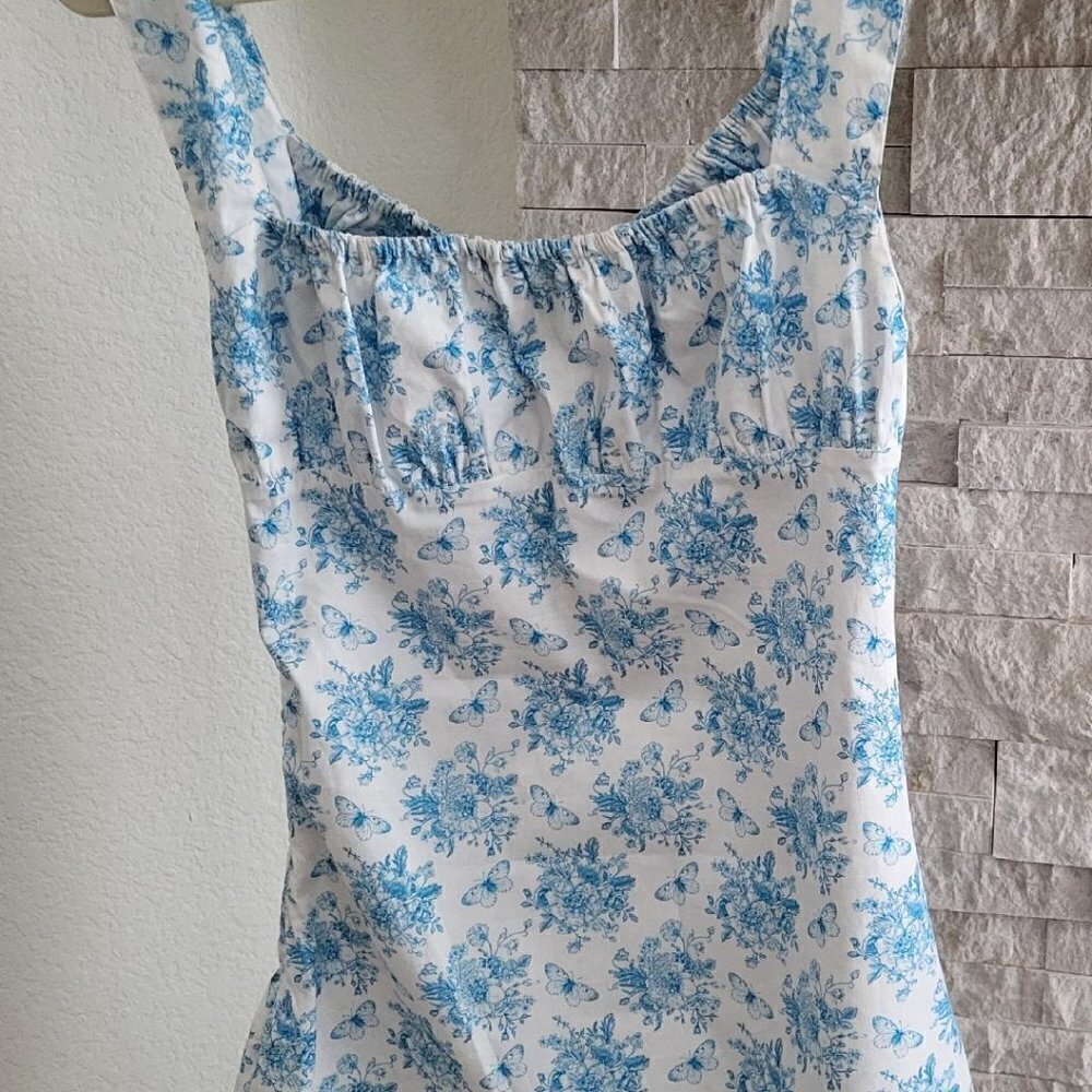 With Jeans Toile Cher Mini Dress